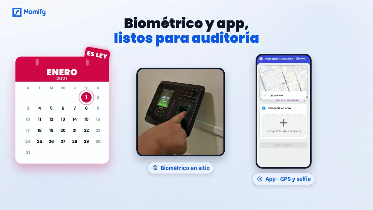 Video de Nomify sobre el registro electrónico de jornada obligatorio desde el 1 de enero de 2027